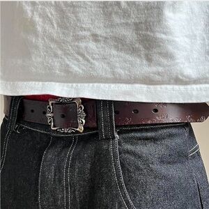 y2k american western boho belt